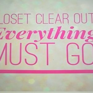 CLEANING OUT CLOSET